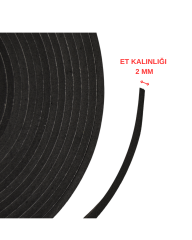 2 x 15 Mm Yapışkanlı Epdm Sünger Şerit (100 Metre)