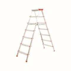 ALÜMİNYUM ÇİFT ÇIKIŞLI 7 BASAMAKLI MERDİVEN (157 CM) (ACCM.05)