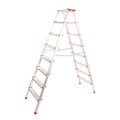 Alüminyum Çift Çıkışlı 8 Basamaklı Merdiven (181 cm) (ACCM.06)
