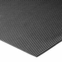 Lastik Levha İnce Tırtırlı Siyah Kalınlık 3 mm 1,20 (En: 1,2 Metre Boy: 1 Metre)