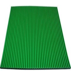 Lastik Levha İnce Tırtırlı Yeşil Kalınlık 3 mm 1,20 (En: 1,2 Metre Boy: 1 Metre)