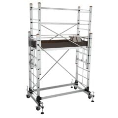 Alüminyum İskele 4 Metre Teleskopik (SAR7507) (2x2=4 Metre)