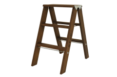 STEP GORDİOS AHŞAP ÇİFT ÇIKIŞLI 2 BASAMAKLI MERDİVEN